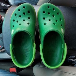 Green Camo Crocs